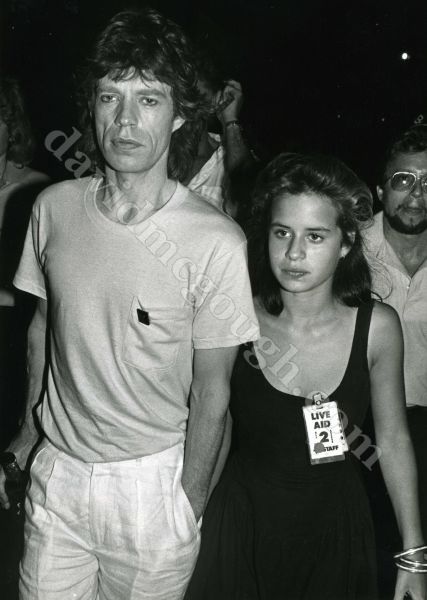 Mick Jagger,  daughter Jade 1985.jpg